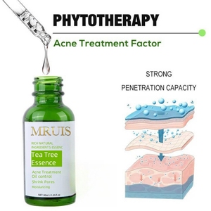 Suero de té verde orgánico Mruis, suero antiacné, tratamiento de espinillas, suero de control de Aceite hidratante antioxidante brillante - Product Image 6