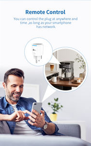 Alexa uyumlu taşınabilir uzaktan kumanda akıllı priz 12.5A güç ölçüm kablosuz elektrik zamanlayıcı çıkışı Tuya WiFi fişi - Product Image 4