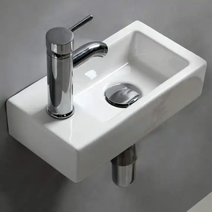 Tocador de baño individual moderno con lavabo, lavabo de champú económico a la venta - Product Image 2