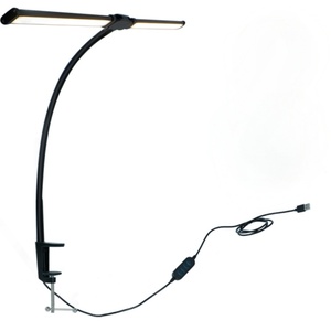 Modern Aluminum Gooseneck LED Desk <b>Lamp</b> Flexible Clip Touch Control AC Power Eco-Friendly Eye-Caring Dimmable Metal Simple <b>Study</b> - Product Image 3