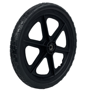 Roues en mousse PU solide Cheng Jin Vehicles 16X2.125 pouces pour chariot à main, capacité de charge 60 kg - Product Image 1