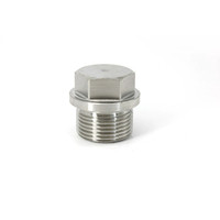 Grand stock de bouchon à trou transparent 1/8 "-4" bouchon hydraulique Ss HEX HEAD PLUG