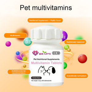 Compléments multivitaminés <span class=keywords><strong>pour</strong></span> chats <span class=keywords><strong>et</strong></span> chiens favorisant la santé globale de la peau, de l'immunité, des articulations <span class=keywords><strong>et</strong></span> de l'énergie, contenant des <span class=keywords><strong>vitamines</strong></span> <span class=keywords><strong>et</strong></span> des <span class=keywords><strong>minéraux</strong></span> essentiels - Product Image 5