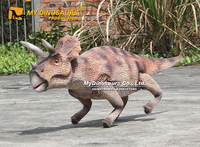 Dinozor Temalı Parkım Eğlence Malzemesi Animatronik Yürüyen Robot Dinozor
