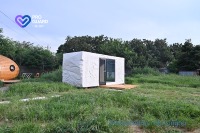 Maisons préfabriquées de 3 chambres à coucher de luxe pré-fabriqué maison bon marché de petit conteneur préfabriqué mobile module extensible expédition maison