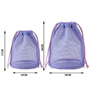 Uygun seyahat bakım çantası moda stil İpli örgü saklama çantası su geçirmez özelliği - Product Image 2