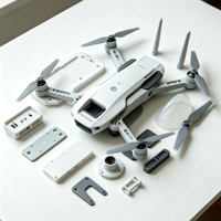 Kit d'accessoires personnalisés pour drones, fabrication de prototypes et de pièces d'encastrement, usinage CNC, composants UAV en fibre de carbone, OEM