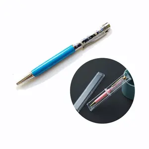 High Quality Crystal Metal Ballpoint Pen Touch Colorful Crystal Filled Pens Diamond Crystal Pen and Exquisite box Gift