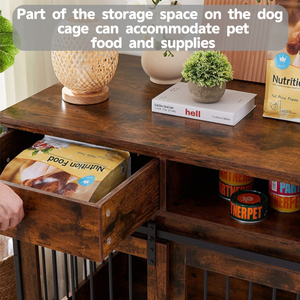 Modern tarzı kasalar mobilya köpek küçük orta büyük köpekler için ahşap köpek kulübesi kafesleri - Product Image 4