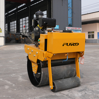 Mini-compacteur routier portatif pour asphalte et terre