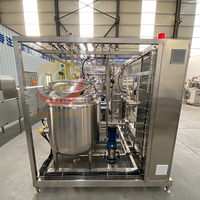 Pasteurisateur à plaques continu automatique à commande PLC, 1 tonne par heure, pour vin, vinaigre et aliments liquides