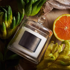 Venta al por mayor de velas de vidrio de gama alta nórdica tarros de velas de vidrio norvina de lujo con tapa y cajas de embalaje - Product Image 1