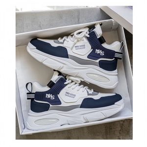 Nouvelles chaussures de marche montantes pour hommes et jeunes, respirantes, à semelle épaisse et souple, décontractées, style « Dad Shoes », tendance et polyvalentes - Product Image 2