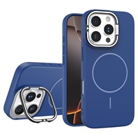 Coques de téléphone portable de luxe en TPU avec chargement magnétique sans fil et support de cadre d'appareil photo pour iPhone 17 Pro Max