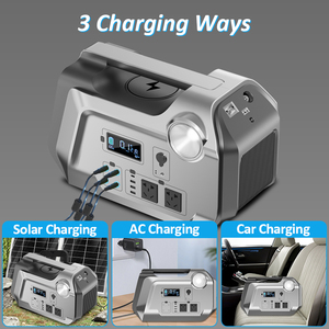 สถานีไฟฟ้าพกพาลิเธียมไอรอนฟอสเฟต 1000W DC 12V พร้อมระบบชาร์จไร้สาย - Product Image 6