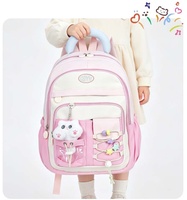 Mochila Infantil Impermeable con Estampado de Dibujos Animados para Niñas de 3 a 6 Años, Regreso a Clases