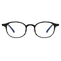 Nuevo Diseño de Gafas Ópticas de Titanio de Lujo con Armazón Completo, Hechas a Mano, Estilo Japonés, Patrón Geométrico de Alta Calidad, Ligeras