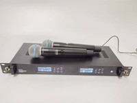 Microphone dynamique Qlxd4 Qlx24d Beta58 pour église, studio, scène, performance vocale, cardioïde