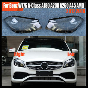Para <span class=keywords><strong>Mercedes</strong></span> <span class=keywords><strong>Benz</strong></span> W176 Clase A A180 <span class=keywords><strong>A200</strong></span> A260 A45 AMG <span class=keywords><strong>2017</strong></span> 2018 faro de coche lente transparente cubierta de carcasa de coche - Product Image 3