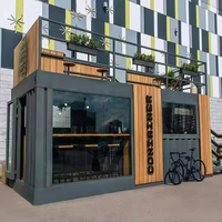 Maisons préfabriquées de luxe, maison-conteneur, maisons d'extérieur, kiosque à café, boutique-conteneur, restaurant-conteneur, café