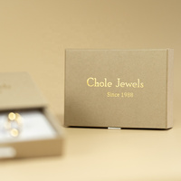 Boîte d'emballage en carton rigide avec tiroir coulissant de luxe avec logo personnalisé pour collier, bracelet et tous types de bijoux, étui de rangement