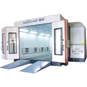 Direct Selling 380V/220V Car Spray Paint Booth Painting Oven Vehicle Electric Heater Spray Booths For Repair Shop