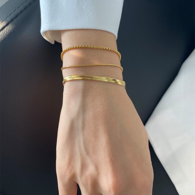 Women Simple 316 Stainless Steel Jewelry Bracelet Adjustable Charm Bracelet Girls Stylish 2023 Bracelets