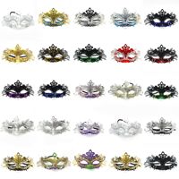 Masque de couple pour le bal de carnaval d'Orléans, en polyester, peint, demi-visage, accessoires de maquillage de fête, festival