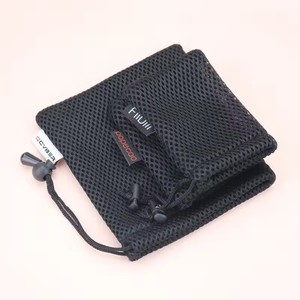 Tùy chỉnh nhỏ giá rẻ bán buôn dây rút lưới túi nylon lưới Túi Pouch với nhãn cho thiết bị điện tử - Product Image 6