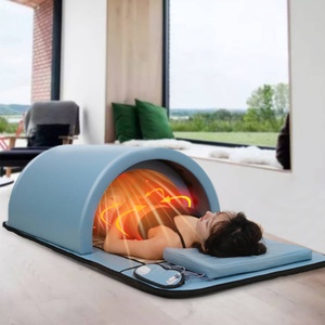 <b>Large</b> Professional 360 Degree Complete Coverage Bian Stones Personal Sauna Dome Massage with Pillow - Product Image 1