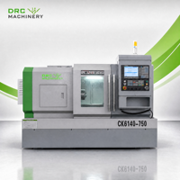 Tour CNC à lit plat haute précision CK6140-750 pour la découpe des métaux, tour CNC horizontal automatique pour le travail des métaux