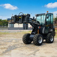 Chargeuse compacte diesel Landward de 2,5 tonnes, petite chargeuse sur pneus, matériel de construction, chargeuse agricole avec moteur EPA pour espaces étroits