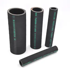 Top Perfomance 3/4 5000 Psi Power Flex Hydraulic High Pressure Rubber Sae R10 Hose