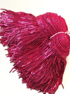 Chiều Rộng 15 Cm <span class=keywords><strong>Sequins</strong></span> Tua Ren Hạt Rìa Ren <span class=keywords><strong>Trim</strong></span> Cho Điệu Nhảy Latin Ăn Mặc Tùy Chỉnh Quần Áo Phụ Kiện - Product Image 4