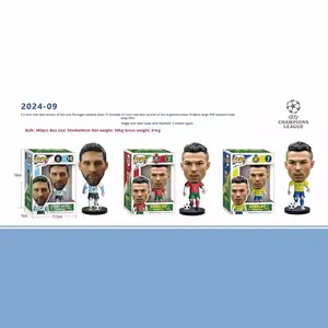 Statuette Ecologiche in PVC Fatte a Mano Resistenti alle Alte Temperature di Calciatori come Cristiano Ronaldo, <span class=keywords><strong>Lionel</strong></span> Messi, Kevin De Bruyne, Son Heung-Min - Product Image 1