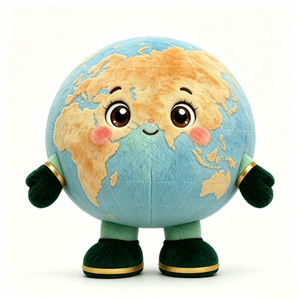 Peluche de la Tierra personalizado, Globo terráqueo de peluche, Peluche del planeta Tierra, Peluche de la Tierra - Product Image 1