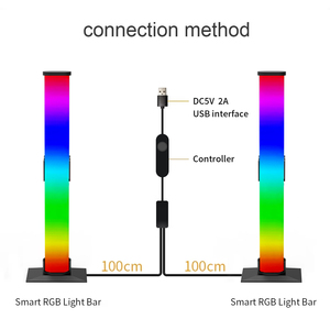 Barra Luminosa LED RGBIC con Controllo App, Sincronizzazione Musicale, Lampada Atmosfera Dinamica USB per Gaming, TV, Casa - Product Image 3
