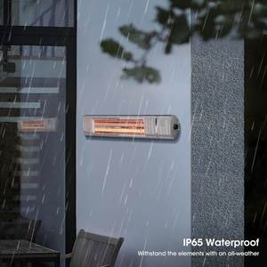 Calentador Exterior Infrarrojo Impermeable con Control Remoto e Iluminación 1200W/1500W Controlado por Aplicación - Product Image 2