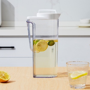 Direct Factory Supply New Arrival Wholesale Plastic <b>Jug</b> Mug Pitcher Kitchenware Set for Drinking Tea for Juice Water Kettle Use - Product Image 1