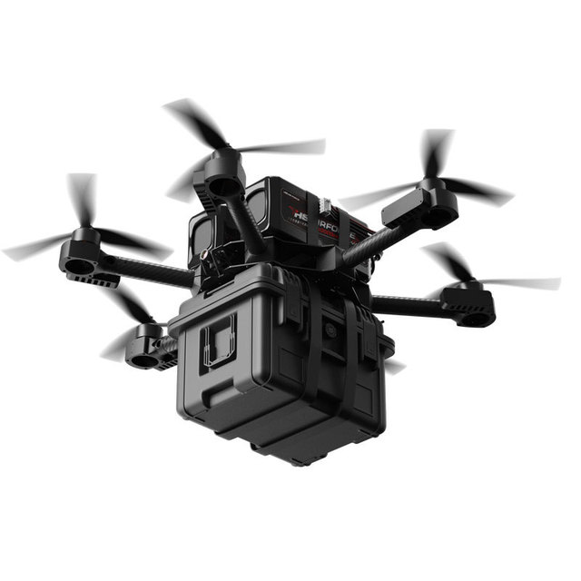10-Inch FPV 6-Axis Commercial Drone 5kg Load Capacity 145Km/H Flight Speed 10Km Remote Control Distance for Aerial Photography