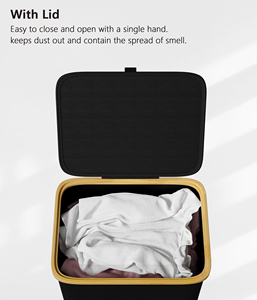 Hot Selling Customizable Size <b>Foldable</b> Bamboo <b>Laundry</b> <b>Basket</b> with Lids Option for Organizing Your <b>Laundry</b> - Product Image 3