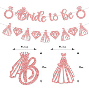 Decorazioni per Matrimonio, Accessori per Addio al Nubilato, <span class=keywords><strong>Team</strong></span> Sposa, Oggetti di Scena per Foto, Regali per Festa della Sposa - Product Image 5