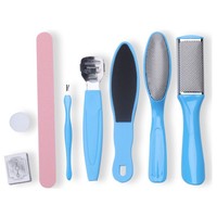 Outils de pédicure professionnels lime en plastique séparateur de doigts meuleuse de pied polisseuse pour le soin des ongles élimination de la peau morte