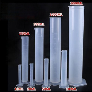 Cilindro Graduado de Plástico Oukaimei de 100 ml, Material PP Hexagonal, Vaso Medidor de Laboratorio con Escala para Experimentos Químicos - Product Image 4