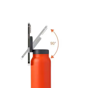New Drinking Vacuum Flask 24oz Portable Double Wall Thermal Stainless Steel Gym Water <b>Bottle</b> Phone Holder with Magnetic - Product Image 2