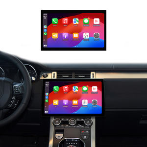 13.3 นิ้ว จอสัมผัสไร้สาย Carplay <span class=keywords><strong>Android</strong></span> Auto เครื่องเสียงติดรถยนต์ มัลติมีเดีย ดีวีดี ระบบนำทาง GPS สำหรับรถยนต์แลนด์โรเวอร์ อีโวค ปี 12-19 - Product Image 1