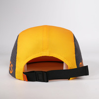 Gorra Deportiva de Malla de Secado Rápido con Visera Plana y Logotipo Personalizado, Gorra de Béisbol de Nailon Suave de 2 Tonos, Impermeable y Transpirable para Correr