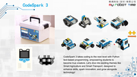 My Robot Time, Kit de Programación de Robótica STEM con Reconocimiento de Voz por IA e Interacción Fuera de Línea para Niños, Compatible con Programación en Scratch y Python