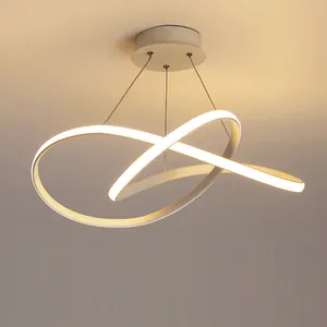 Дешевая Подвесная лампа для гостиничной гостиной стальная черная отделка Европейский настраиваемый современный линейный светодиодный подвесной светильник