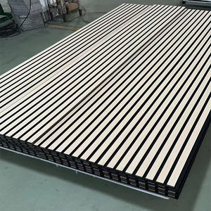 <span class=keywords><strong>Aveeno</strong></span> Blanche-Neige Crème Style MDF En Bois Plastique Flexible Acoustique Latte Panneau Solide Panneaux Muraux En Bois Pour Art Décoration Murale - Product Image 1